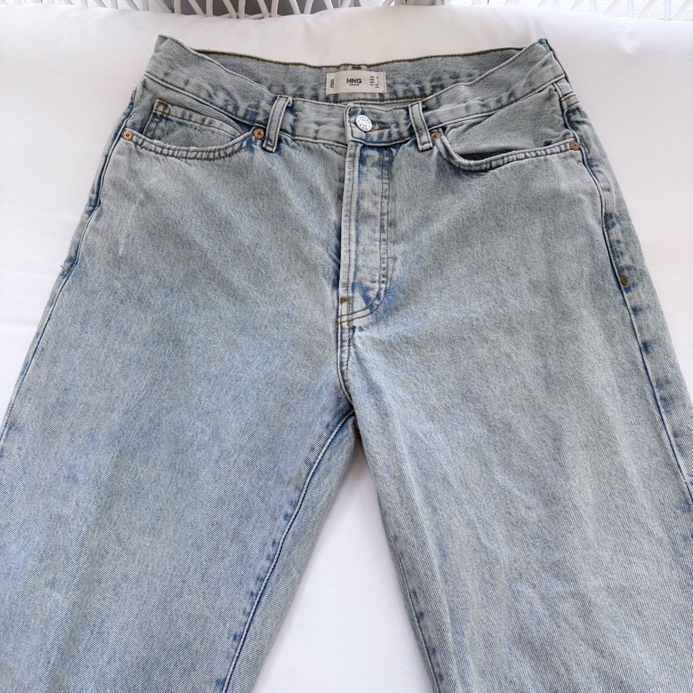 Mango Ripped Blue Jeans - Picture 4 of 8
